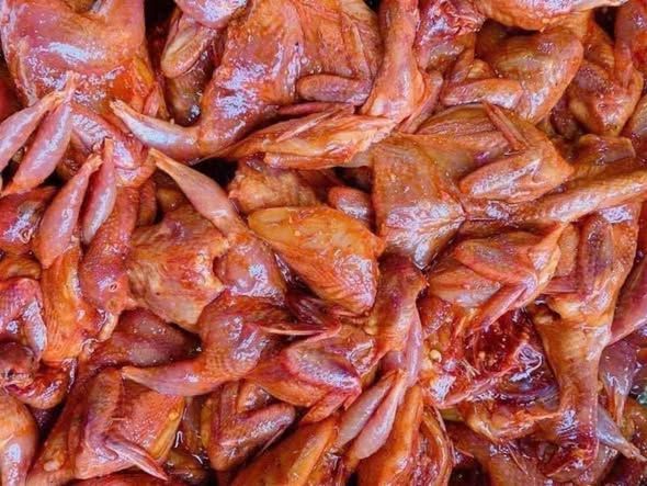Chim cút tẩm ướp sẵn (khay 10 con)
