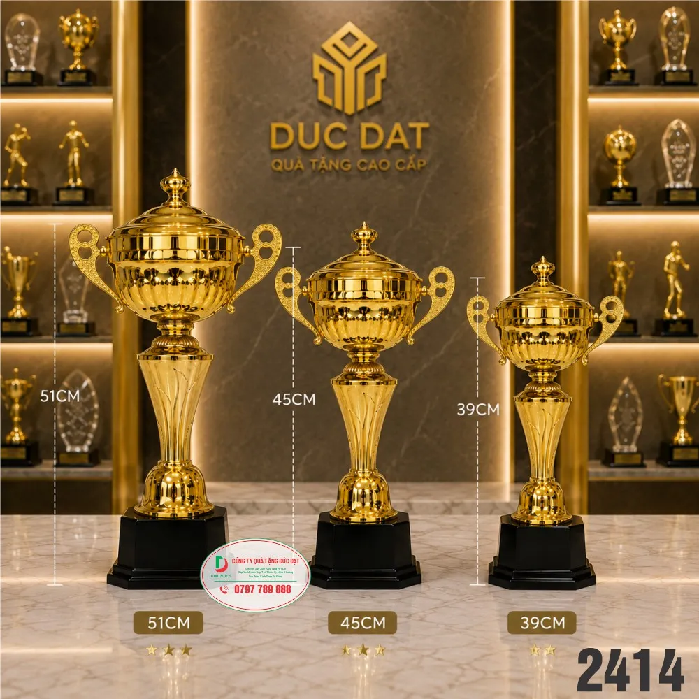 Cúp Kim Loại Cao Cấp 2414