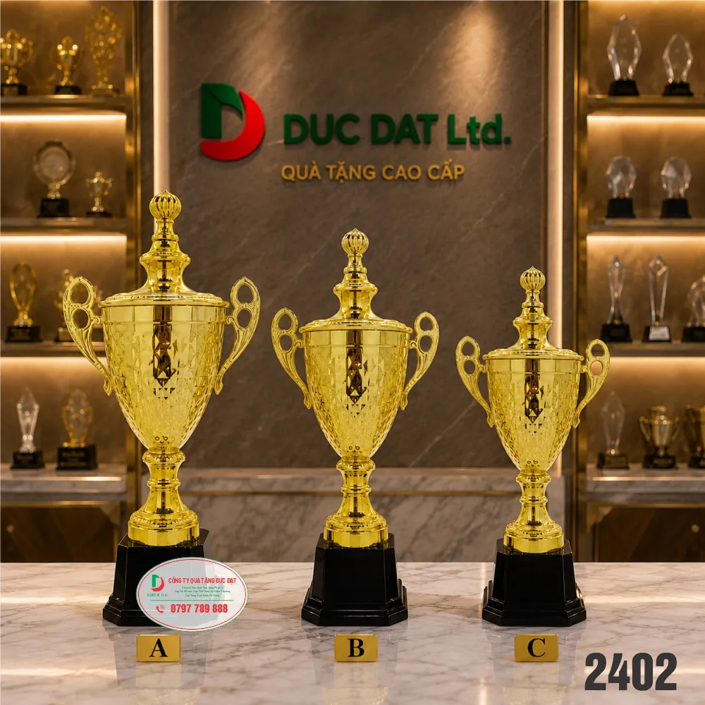 Cúp Kim Loại Cao Cấp 2402
